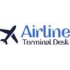 Airline terminal desk